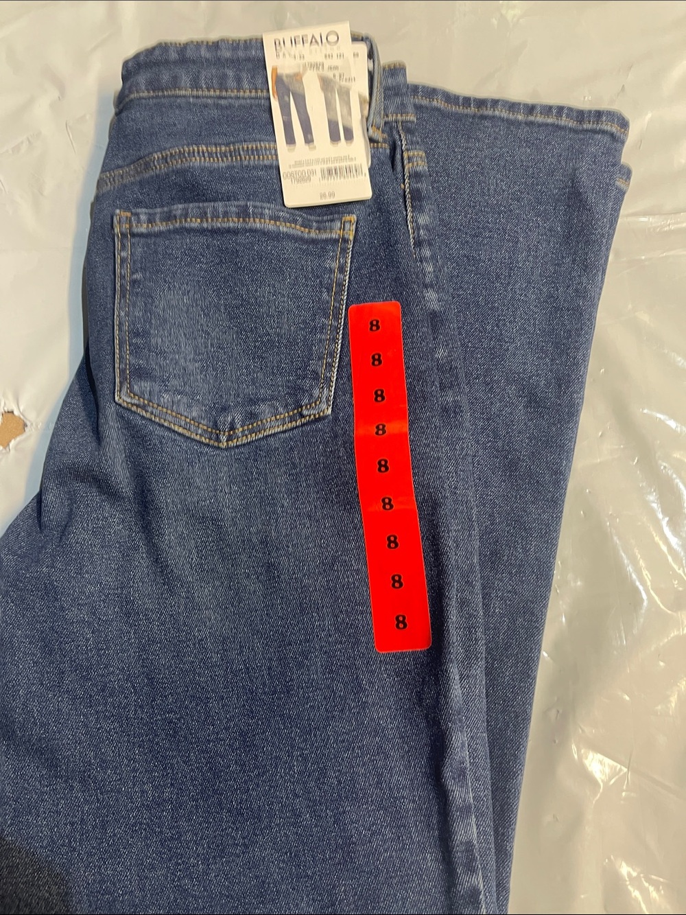 Buffalo David Bitton Women's Straight-Leg Blue Denim Jeans